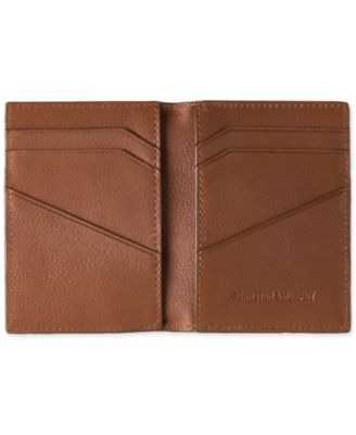 Men's Pebbled Leather Bifold Wallet