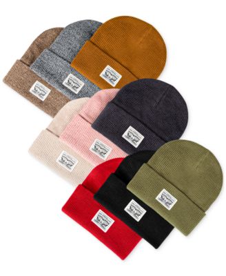 Men's Ribbed Logo Beanie