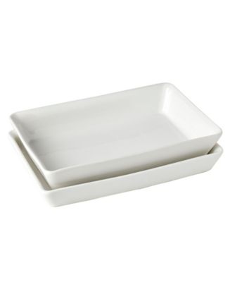 Denmark Tools for Cooks Rectangular 2 Pc. Serving Platters - Macy's