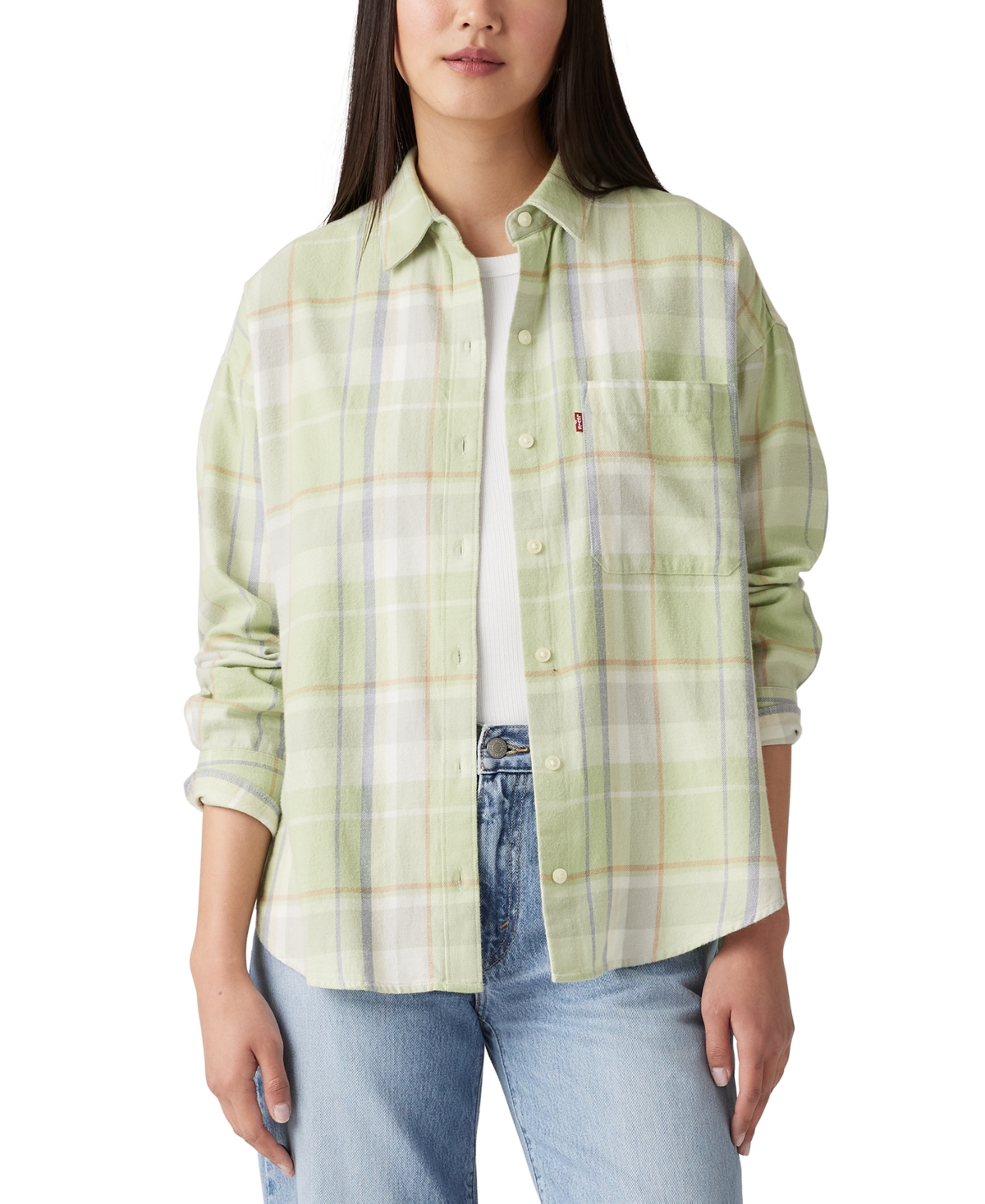 Levi's Women's Henri Plaid-print Shirt