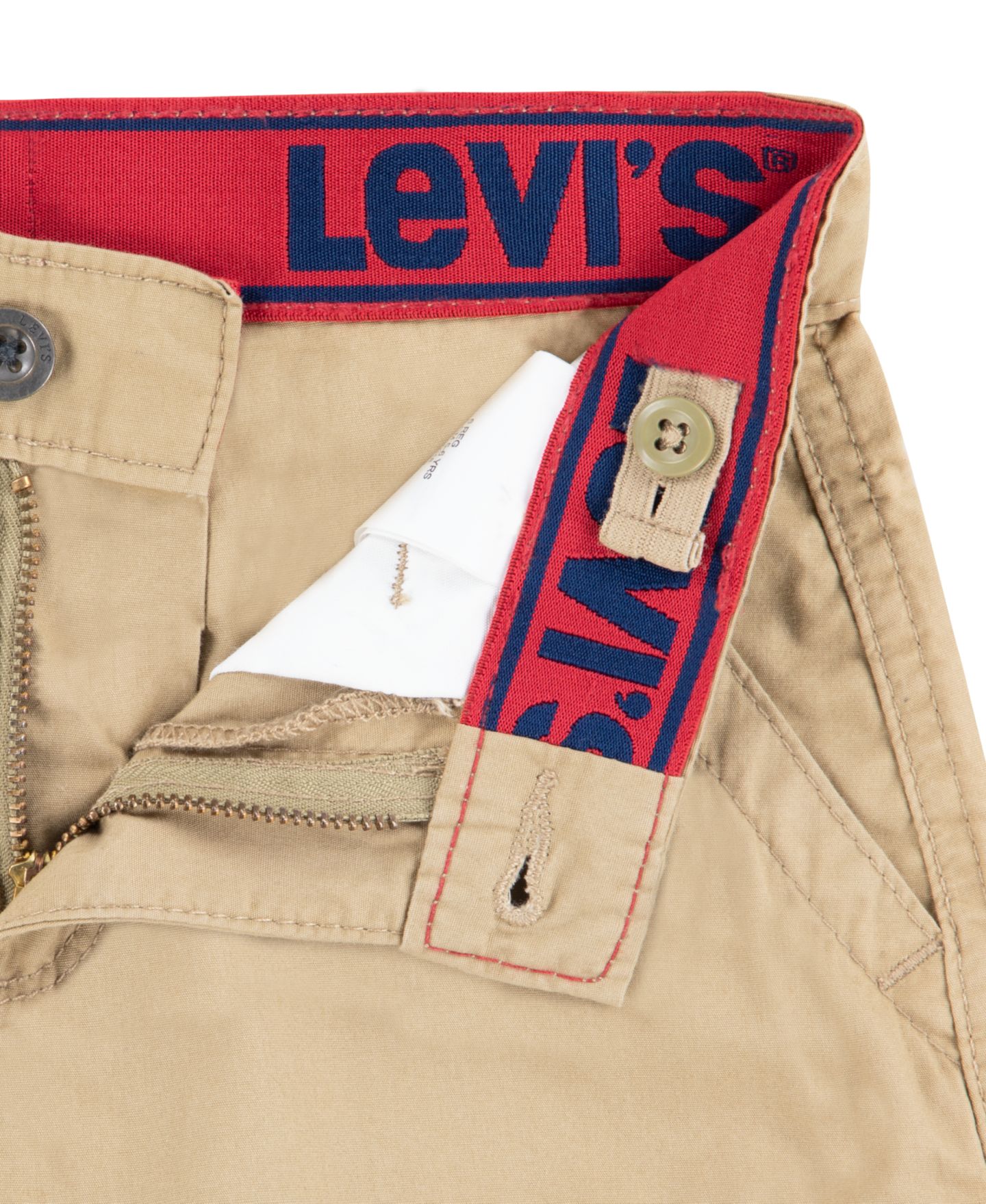 Шорты Levi's Relaxed Fit Adjustable Waist Cargo для мальчиков, цвет: Золотой — фото 3