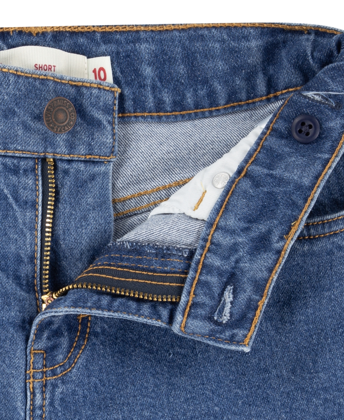 Shop Levi's Little Girls A-line Shorts In Hold My Purse