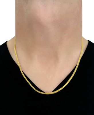 20" Franco Chain Necklace (1-7/8mm) in 14k Gold
