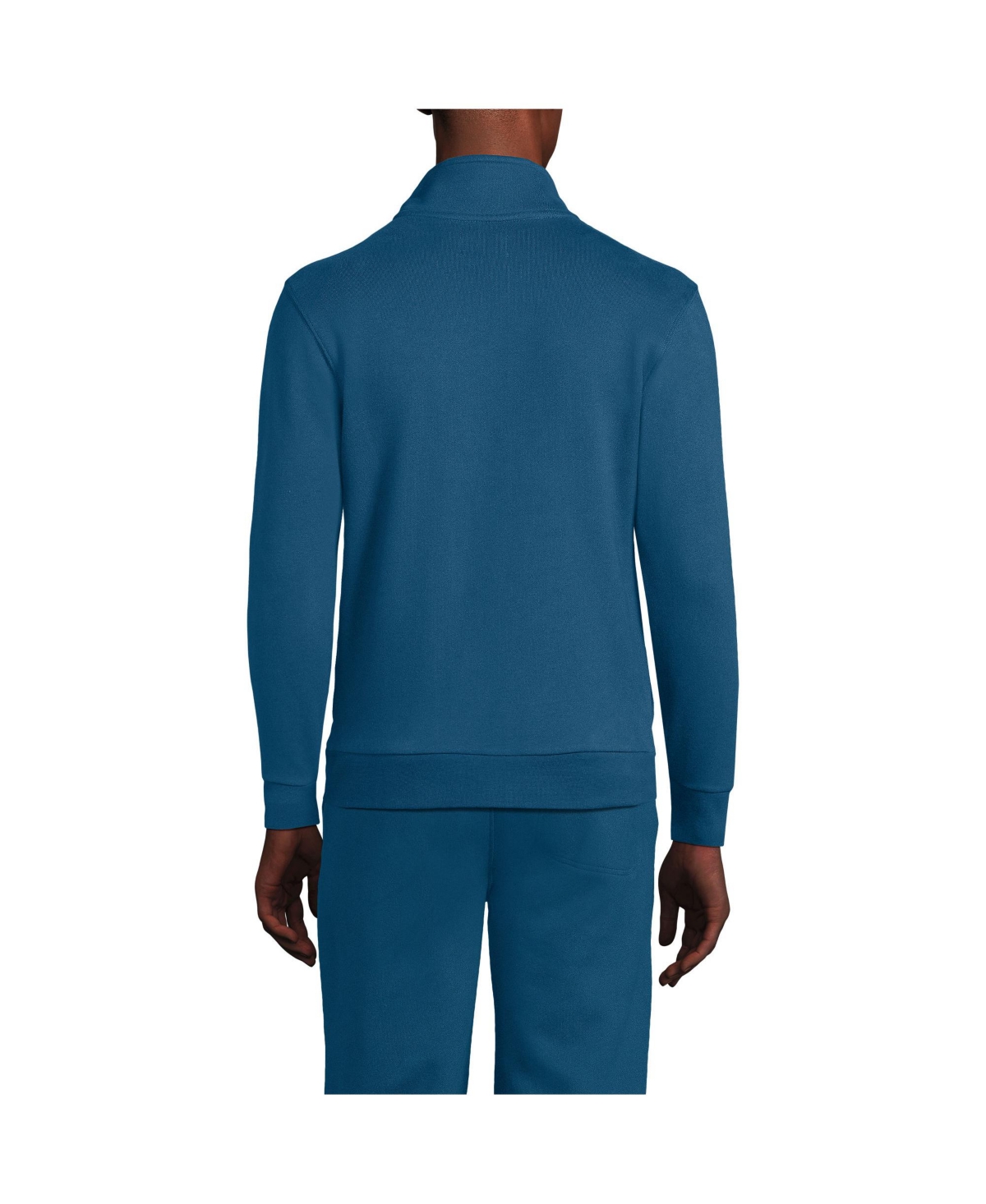 Lands' End Big & Tall Sleeve Serious Sweats Half Zip Mock Sweatshirt