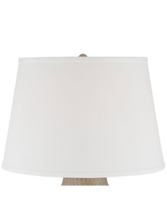 Brighton 27 1/4" Tall Hammered Pot Farmhouse Rustic Modern Table Lamp Beige Finish Metal Single Living Room Bedroom