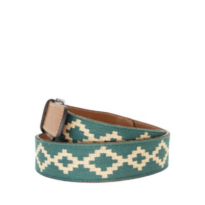 Men's Bariloche Woven Belt Tan