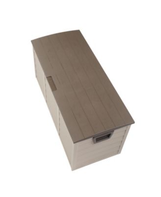 75 Gallon Outdoor Garden Plastic Storage Deck Box – Elegant & Practical Storage Solution