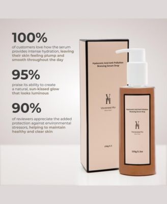 Anti-Pollution Bronzing Drops with Hyaluronic Acid & Collagen