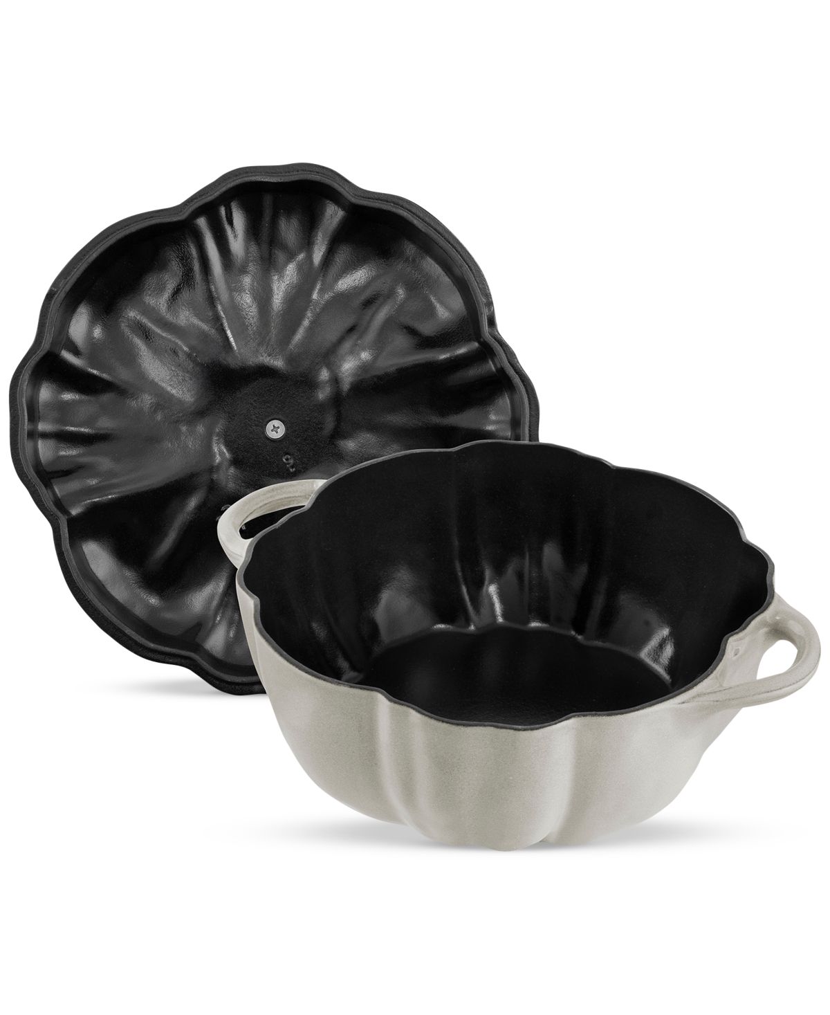 Staub Cast Iron 3.5-qt Pumpkin Cocotte With Stainless Steel Knob