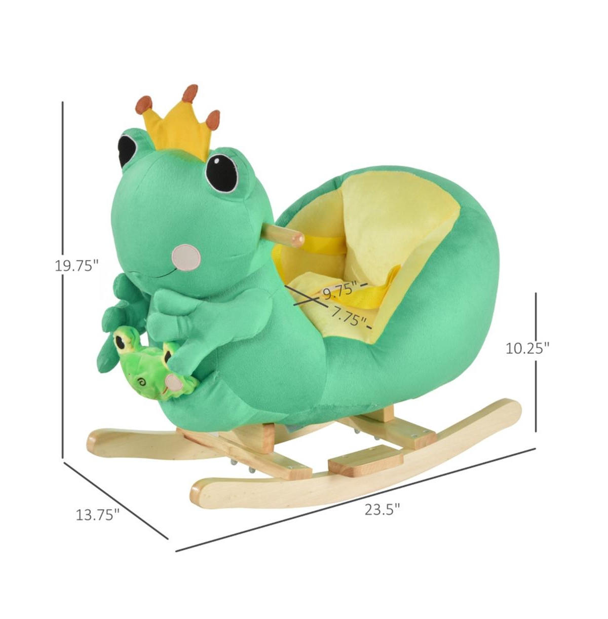 Slickblue Baby Rocking Frog Fun and Safe Ride-On Toy for Infants and Toddlers
