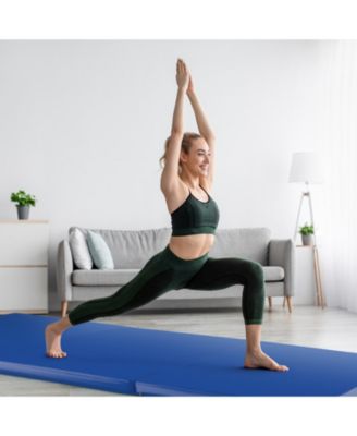 6 x 2 FT Tri-Fold Gym Mat with Handles and Removable Zippered Cover