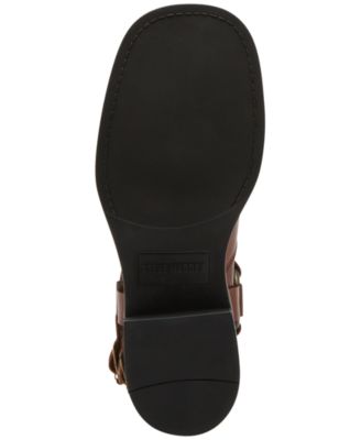 Women's Rocky Knee-High Buckled Moto Boots