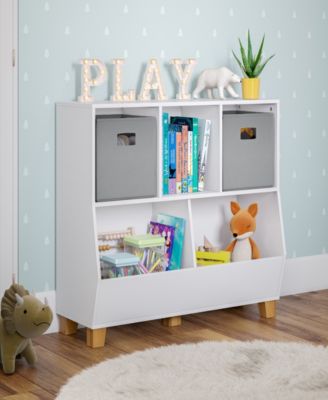 Kids Catch-All Multi-Cubby 35" Toy Organizer