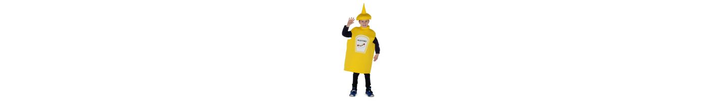 Dress Up America Mustard Bottle Tunic & Hat Costume Set - Kids Girls & Boys — фото 3