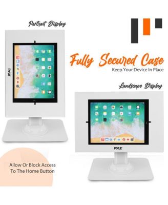 Full Motion Anti-Theft Tablet Bracket, Adjustable and Secure Stand with Lock Mechanism