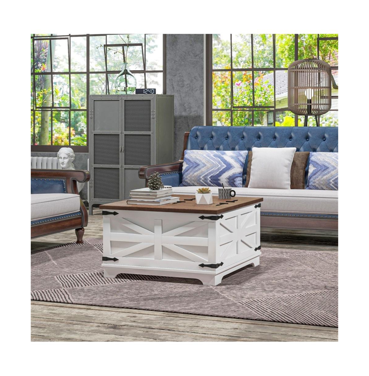 Slickblue Modern Coffee Table, Stylish Centerpiece for Living Room Decor and Functionality