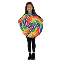 Kids Lollipop Rainbow Tunic Costume