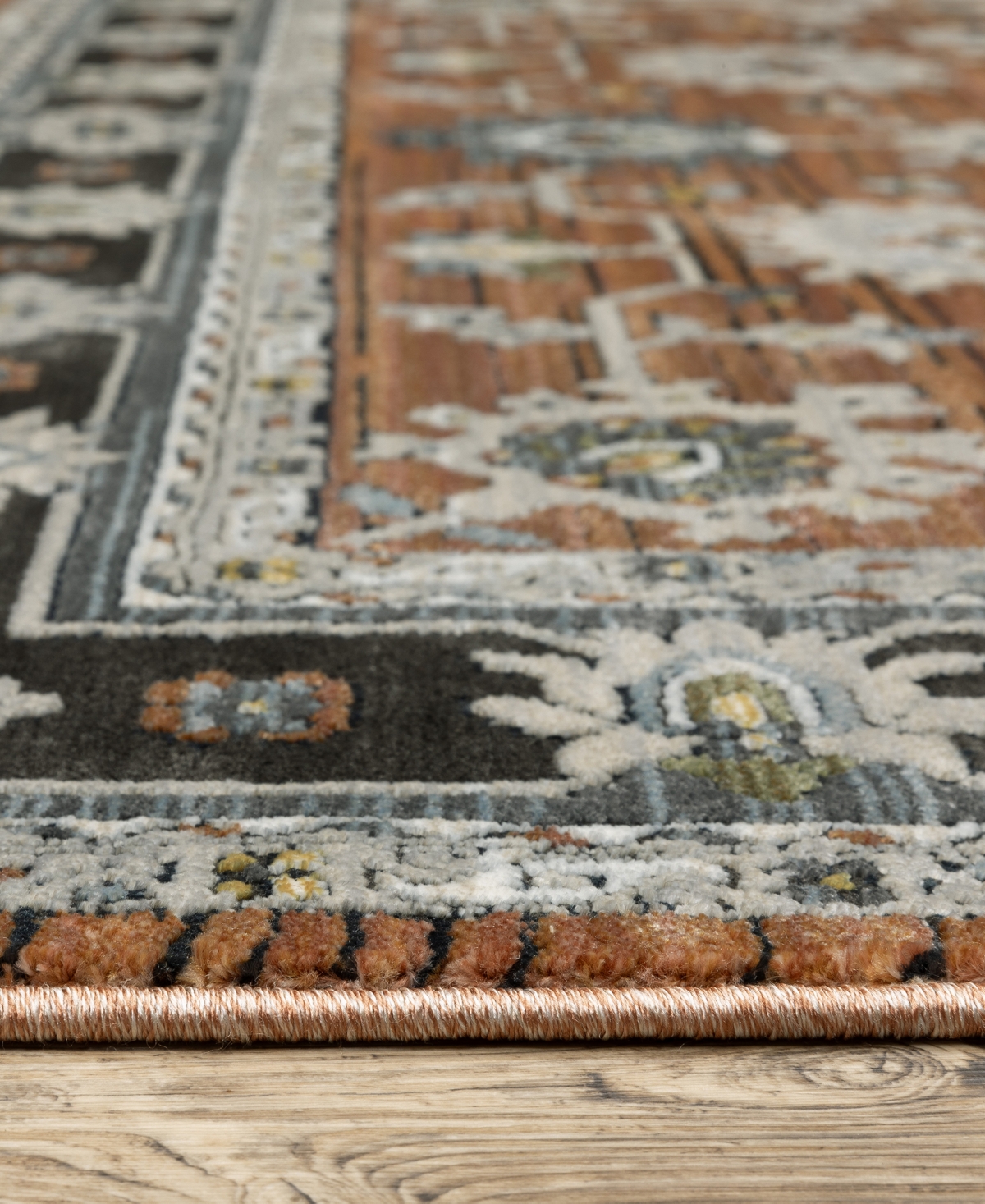 Oriental Weavers Keira Kei05 6'7"x9'6" Area Rug In Rust