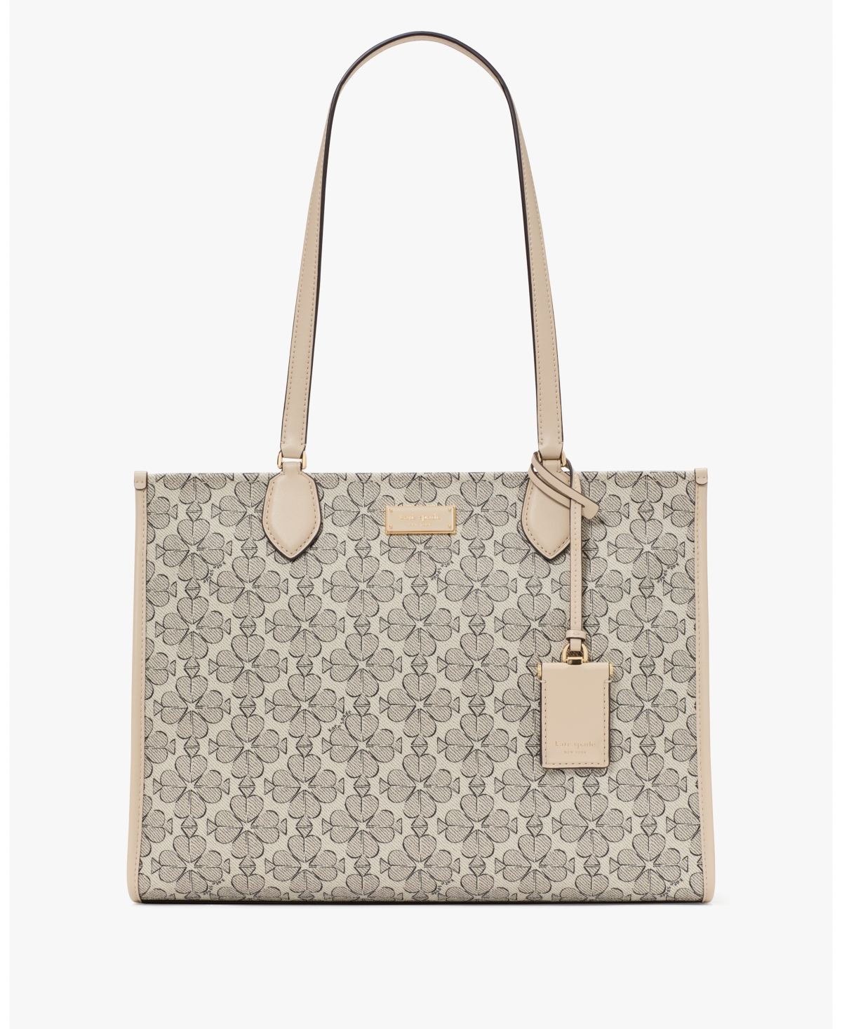 Kate Spade Women's Spade Flower Coated Canvas Large Tote Bag In Neutral Multi