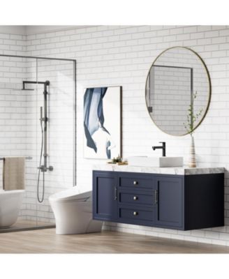 20"x18" Bathroom Sink Rectangle White Ceramic Lavatory Vanity