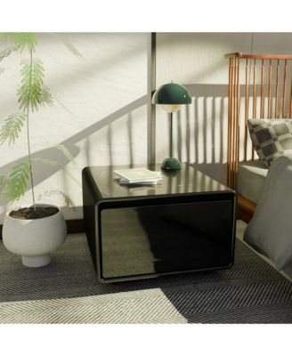 Smart Side Table with Built-in Fridge