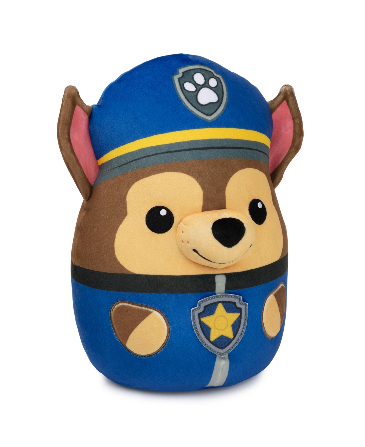 PAW PATROL CHASE SQUISH PLUSH, OFFICIAL TOY FROM THE HIT CARTOON, SQUISHY STUFFED ANIMAL 