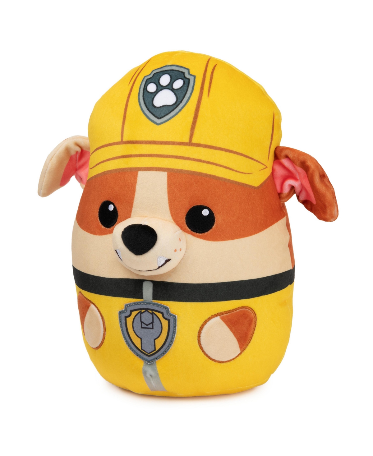 Paw Patrol Rubble Squish Plush, Official Toy From The Hit Cartoon, Squishy Stuffed Animal In No Color