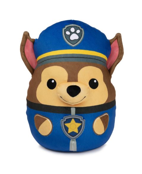 Детская мягкая игрушка Paw Patrol Chase Squish Plush, Official Toy from The Hit Cartoon, Squishy Stuffed Animal