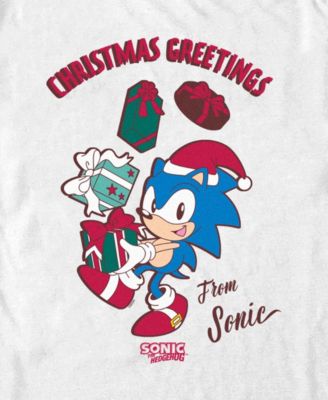 Men's Merry Christmas Sonic Short Sleeve T-Shirt