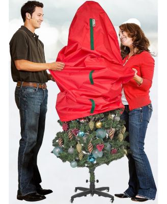 Upright Christmas Tree Storage Bag For Topiary and Holiday Tree up to 9 ft Tall