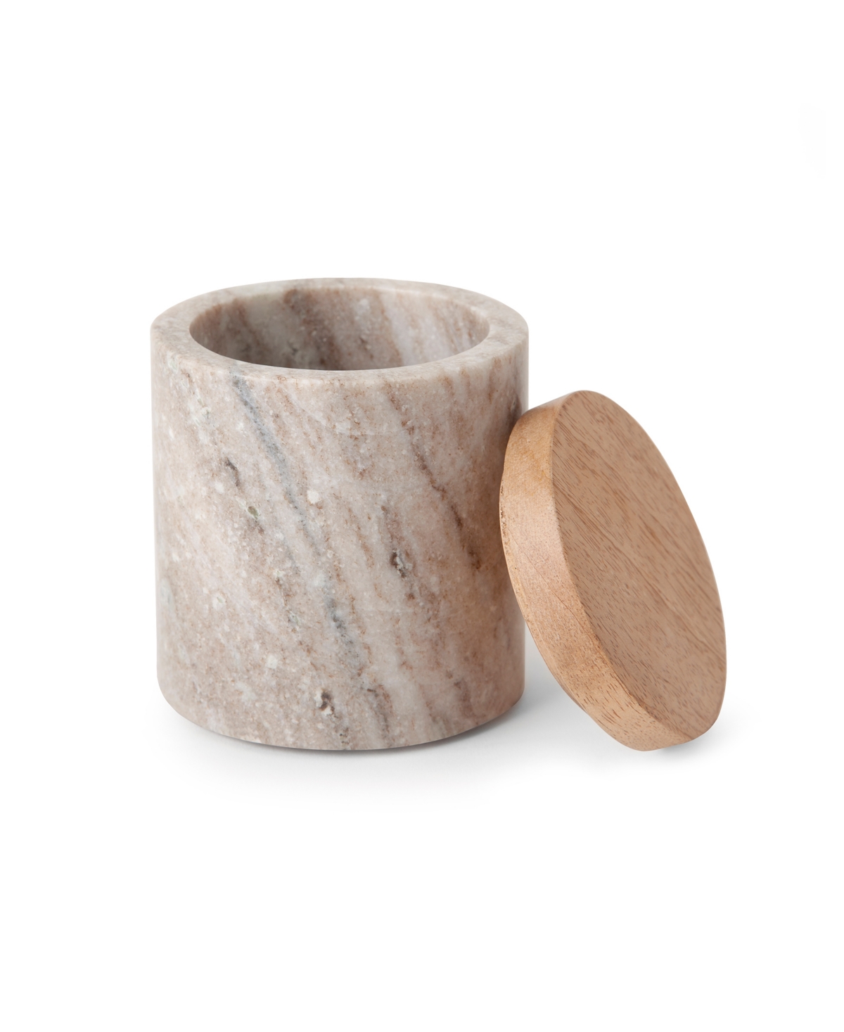 Dalton Marble Jar - Beige