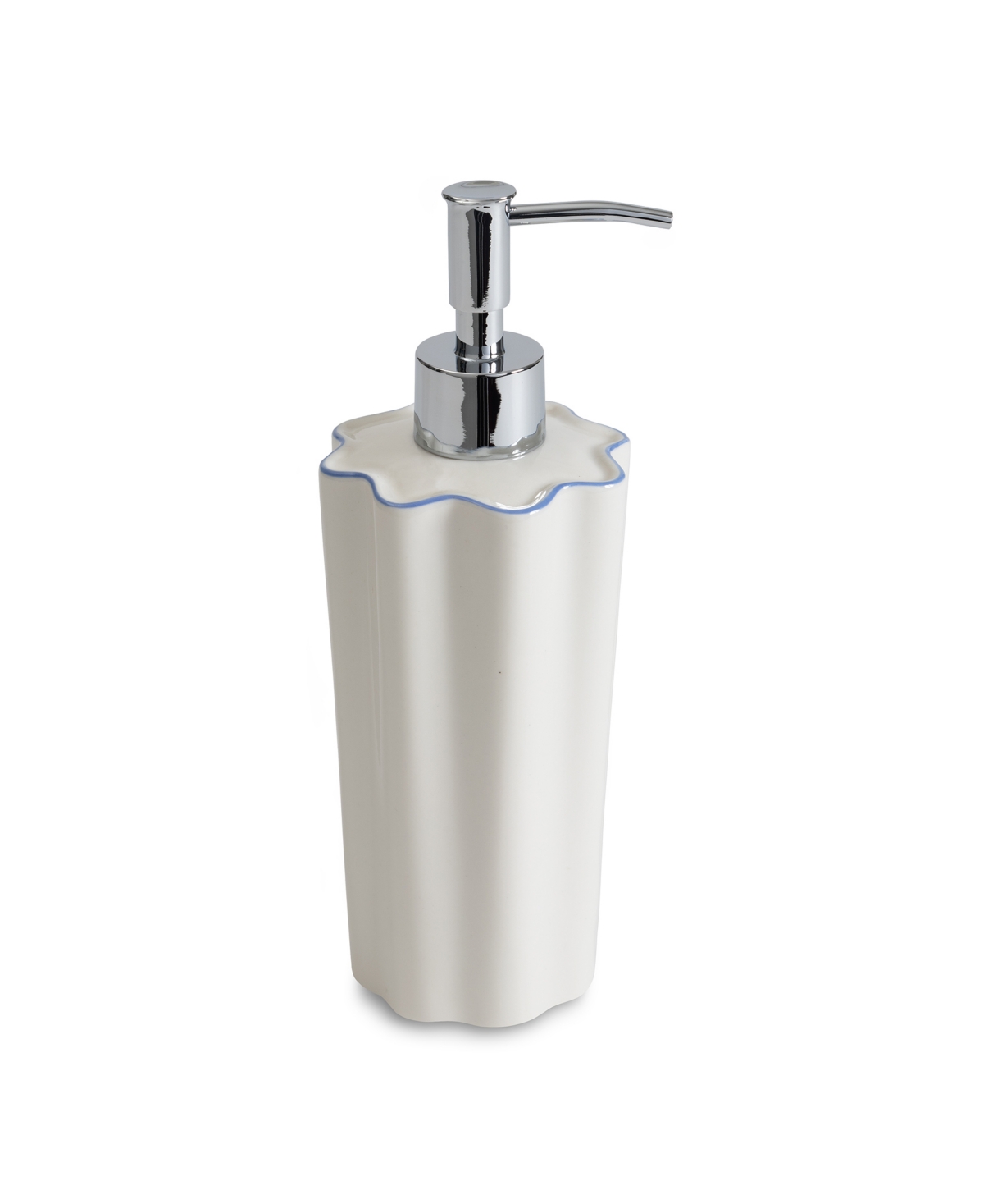 Cassadecor Mare Porcelain Soap/lotion Dispenser In Cornflower Blue