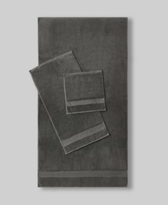 CLOSEOUT! Iconic Cotton Terry 3 Piece Bath Towel Set