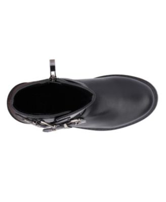 Little Girls Moto Lug Sole Boots