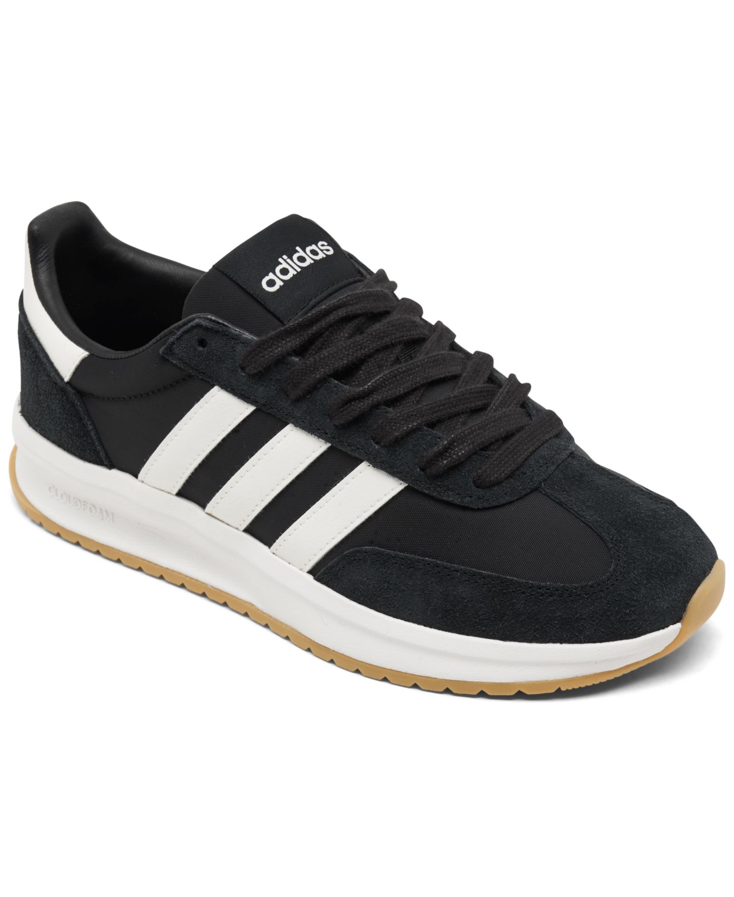 Женские кроссовки adidas Run 72 Casual, цвет: Чёрный / Белый — фото 1