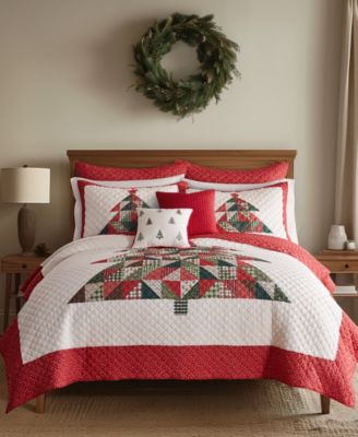 Patchwork Pine 2-Pc. Sham Set, European
