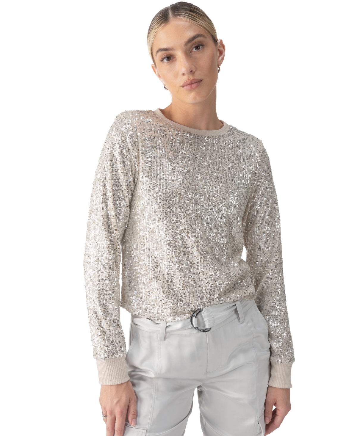 Sanctuary Women's Sparkle Together Sequinned Top