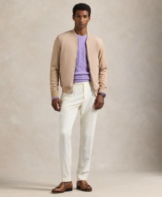 Men's Hybrid Wool Full-Zip Sweater