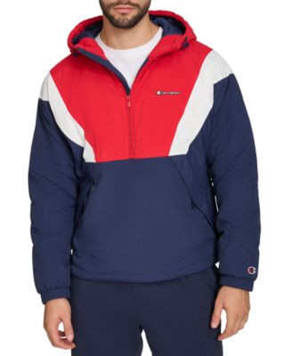 Champion - Men's Retro Taslon Color Block Performance Hooded Jacket