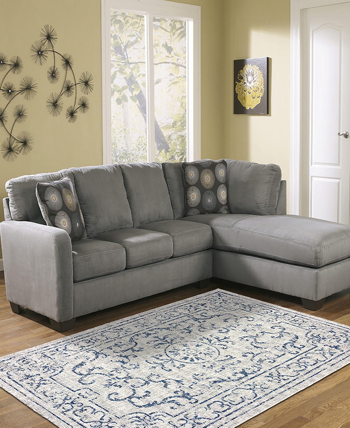 Lr Home Sunny SUNSH81249 Outdoor Area Rug - Gray