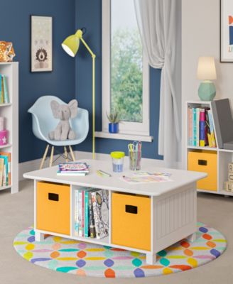 Kids 6 Cubby Storage Activity Table
