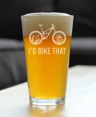 I'd Bike That Pint Glass