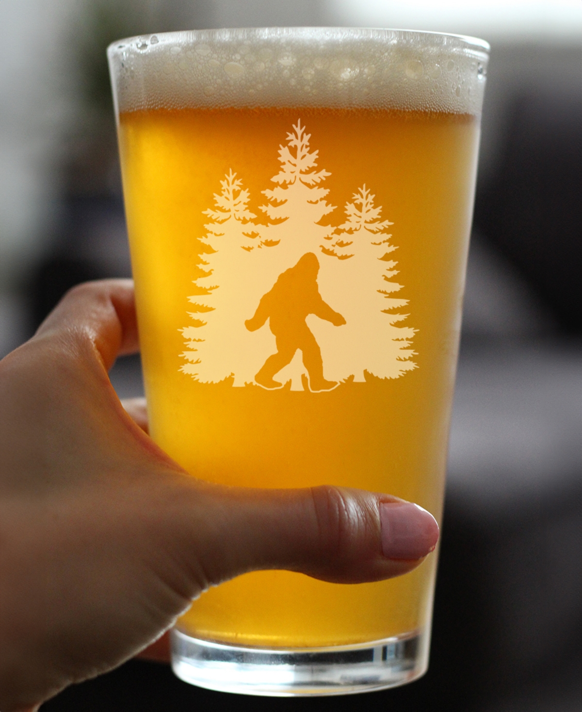 Bevvee Bigfoot-pint Glass In Clear