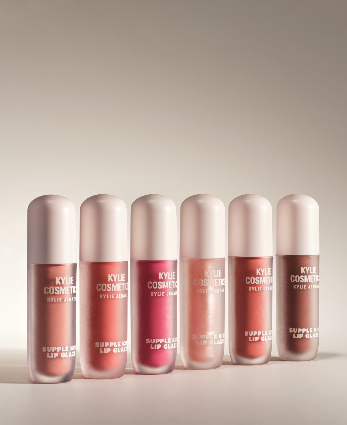 Kylie Cosmetics Supple Kiss Lip Glaze Lip Gloss, oz. -(taupe brown)