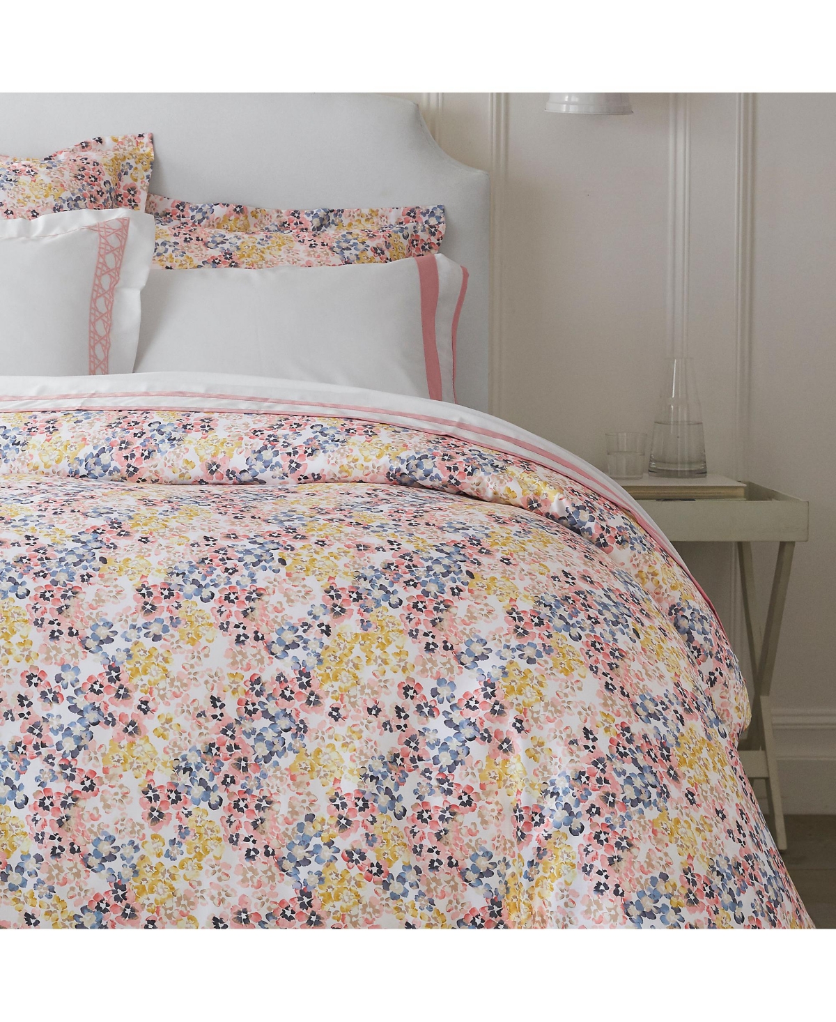 Lands' End Basketweave Cotton Matelasse Bedskirt