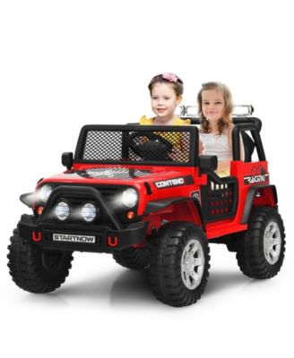 12V Kids Electric Ride-On Truck with Remote Control, Lights, and Music