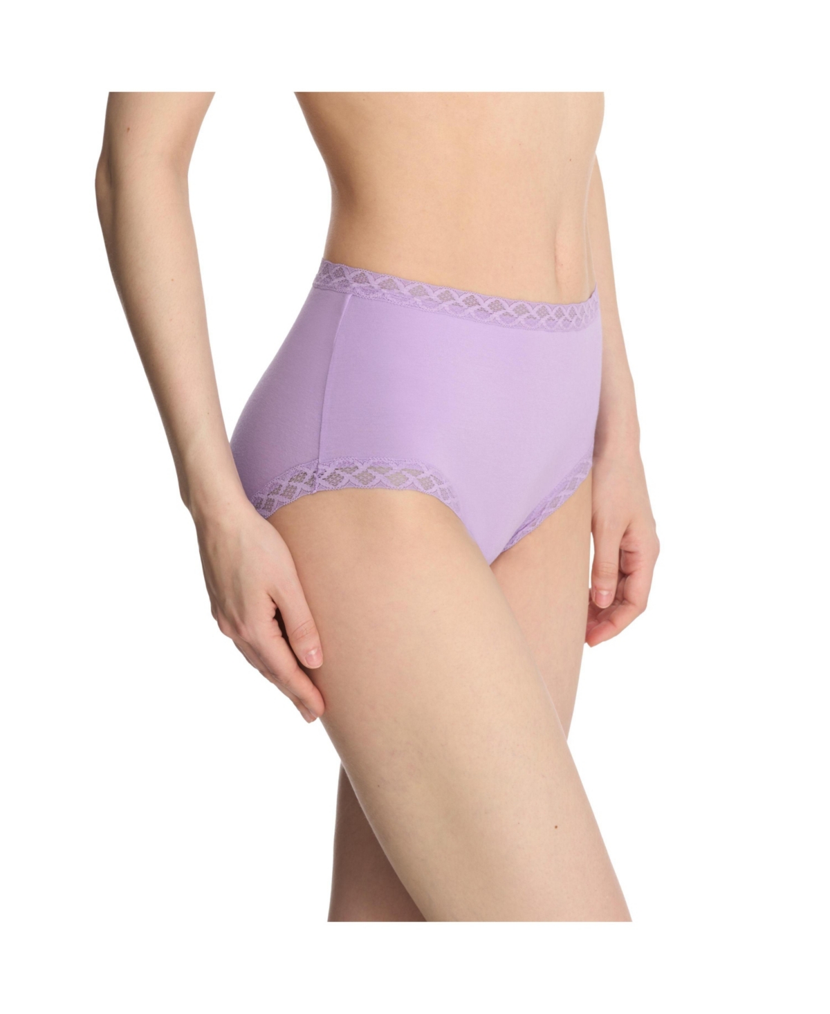 Natori Women's No-show Pima Cotton Bliss Full Brief Panty
