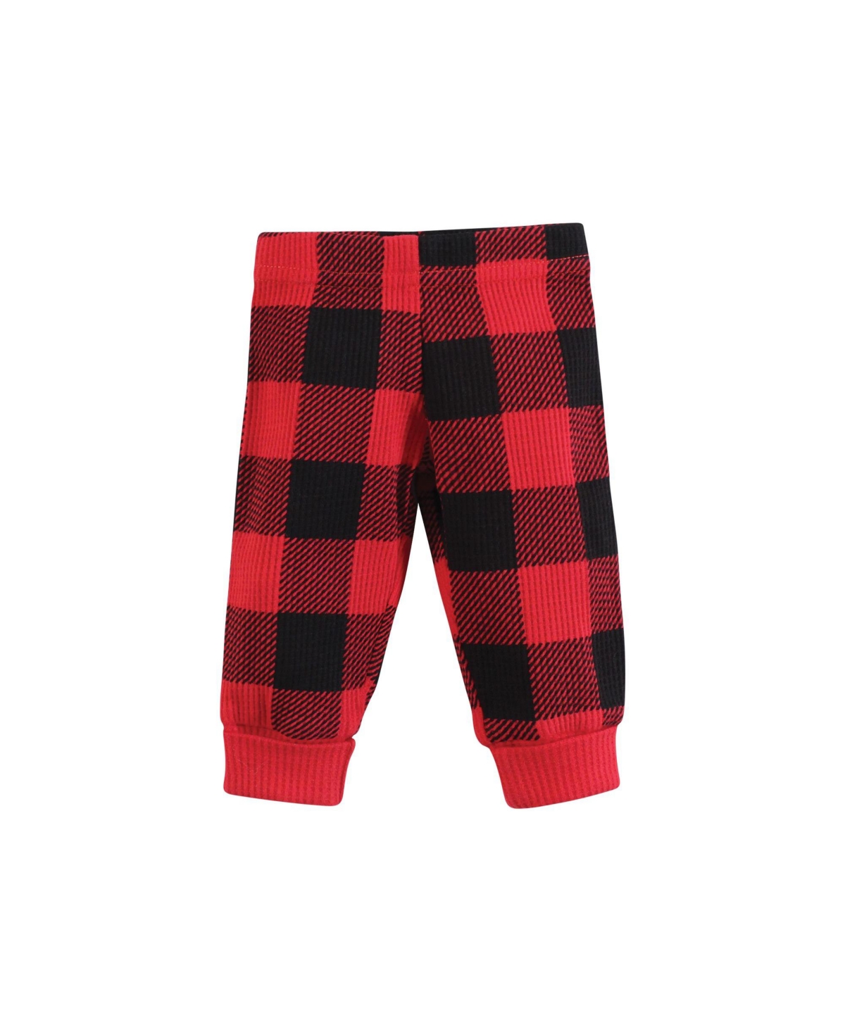 Hudson Baby Baby Boys Thermal Preemie Layette 4pc Set, Preemie - Buffalo plaid