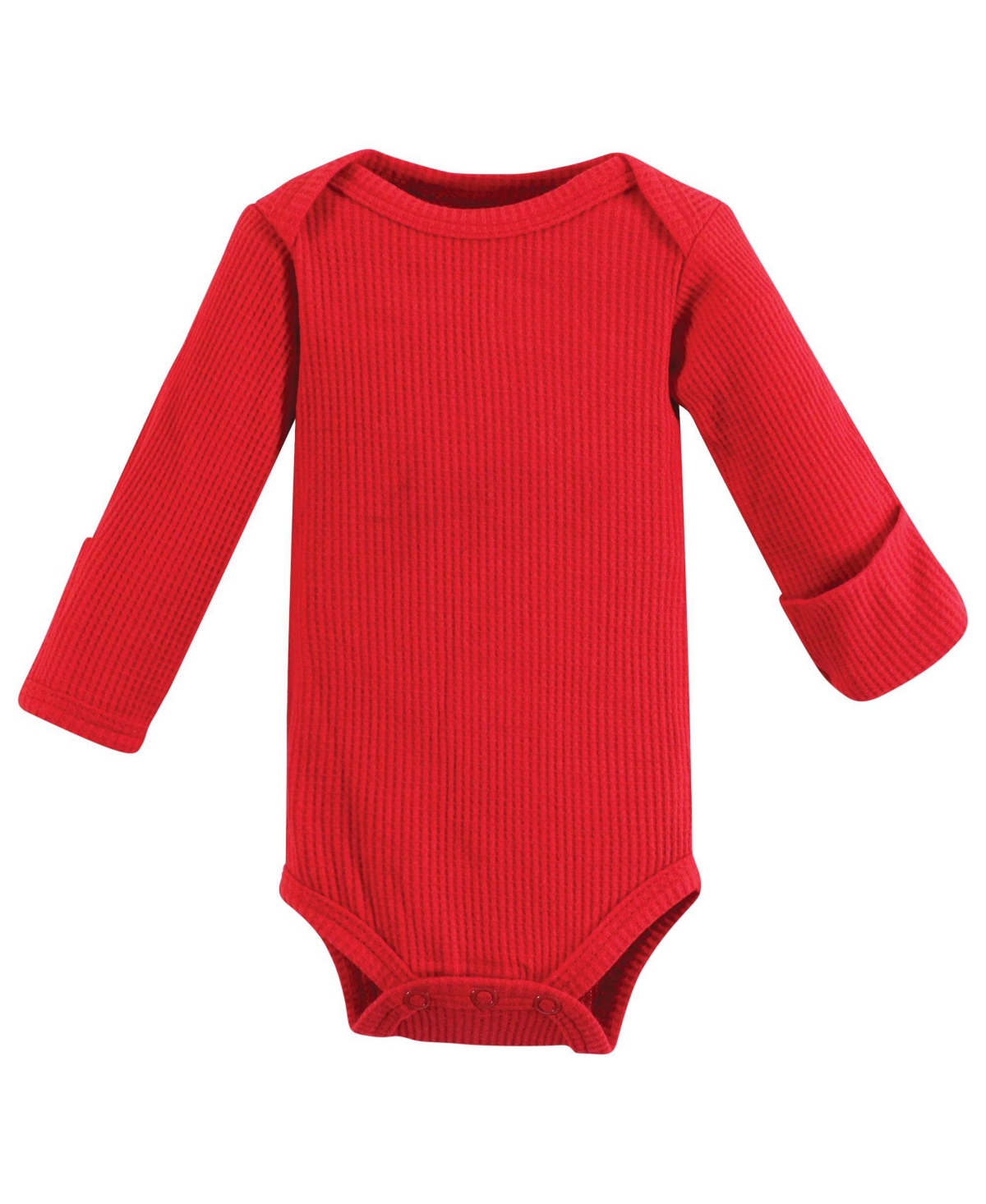 Hudson Baby Baby Girls Thermal Preemie Layette Set 4pc Long Sleeve Outfit Buffalo Plaid, Preemie