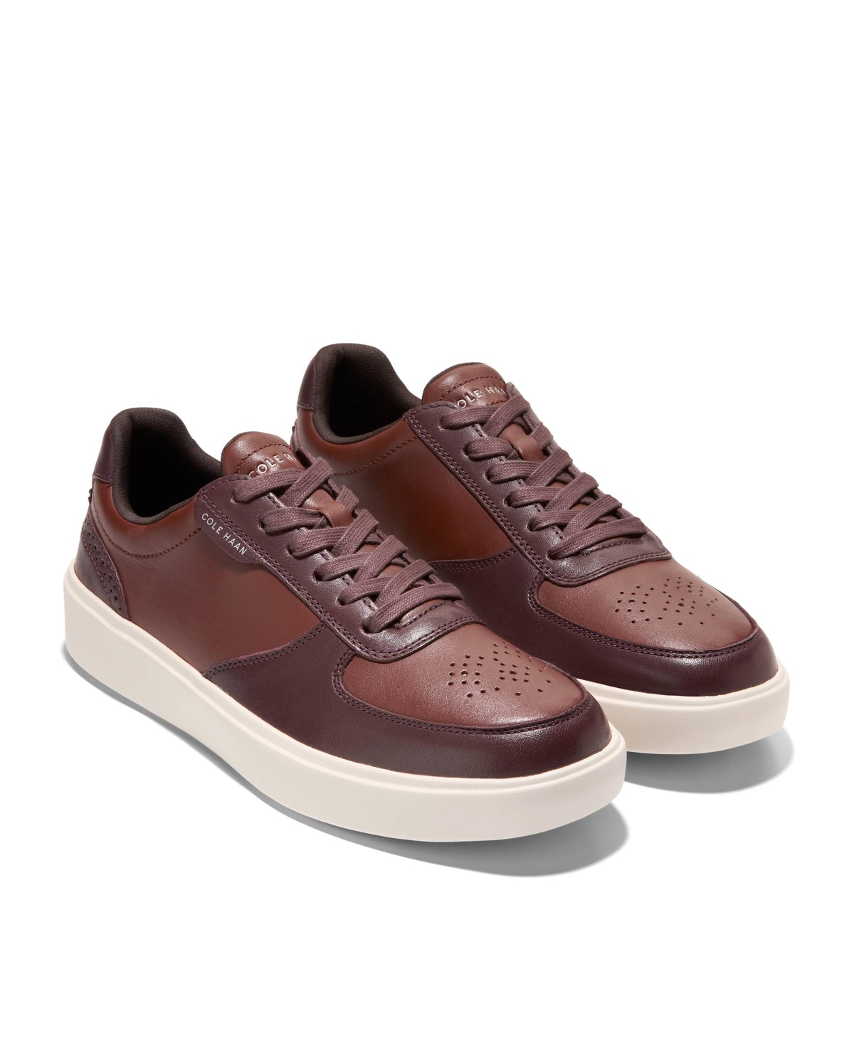 Cole Haan Men's Grand Crosscourt Transition Shoe - Pinot-Scotch-Ivory